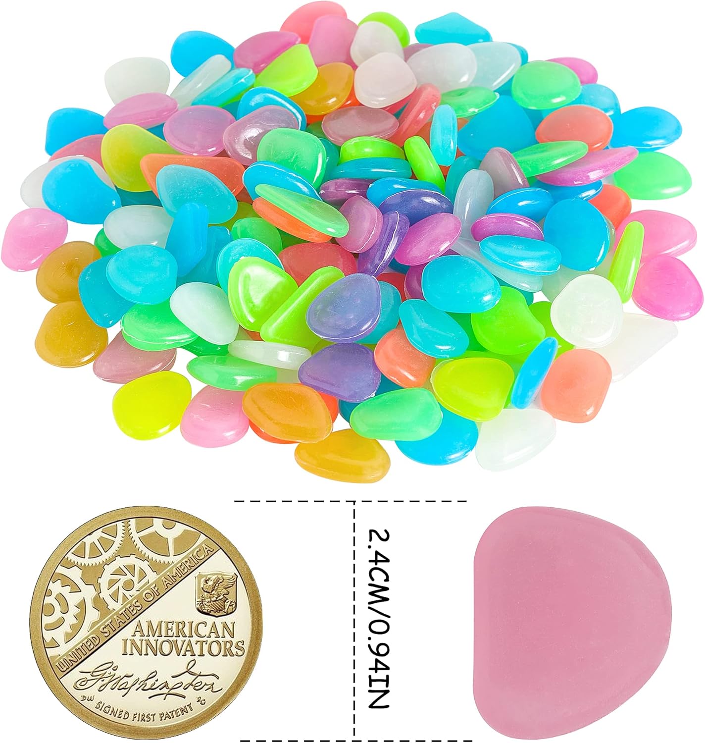 150 PCS Luminous Stones 1