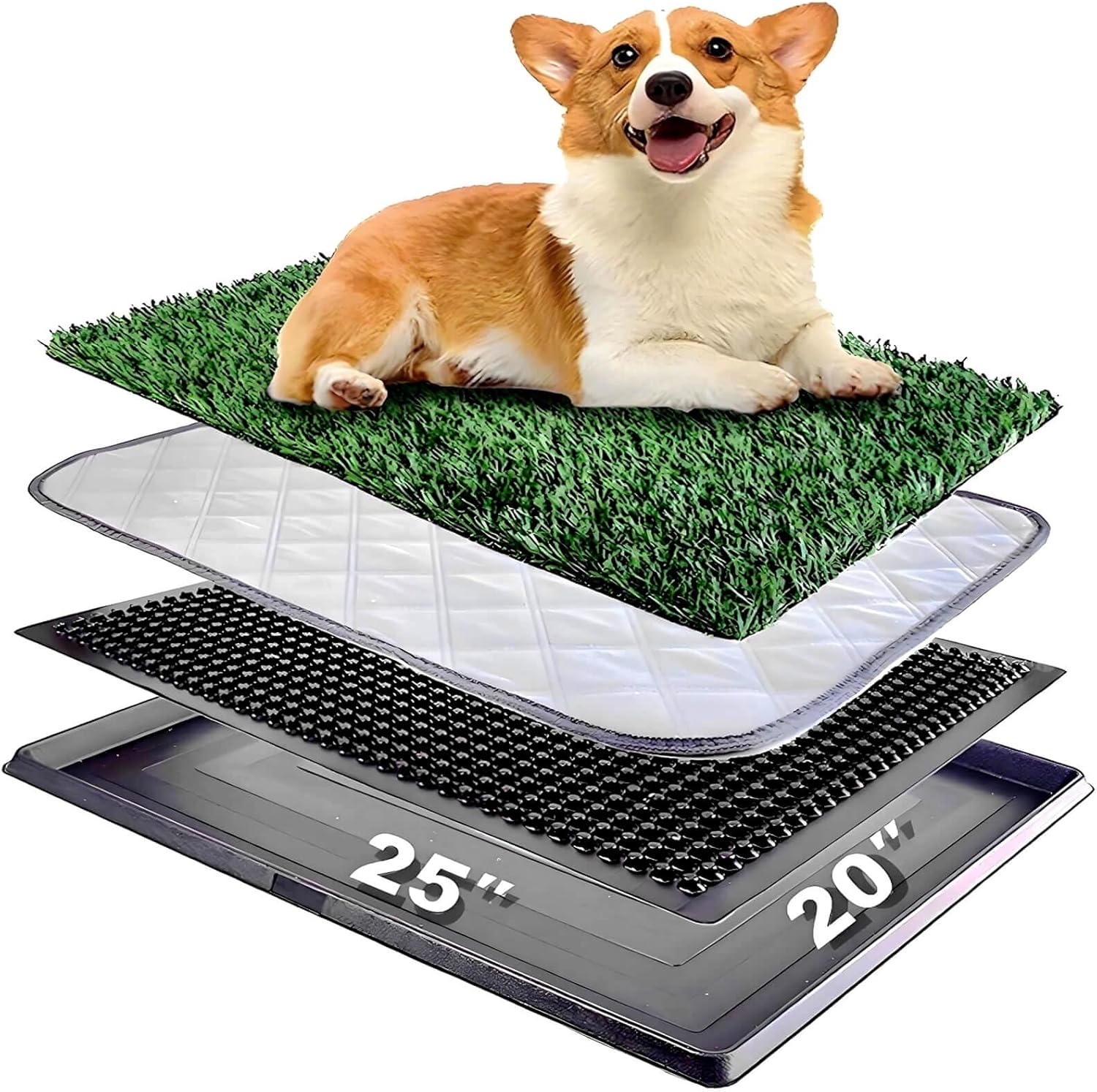 Dog Grass Pad with Tray