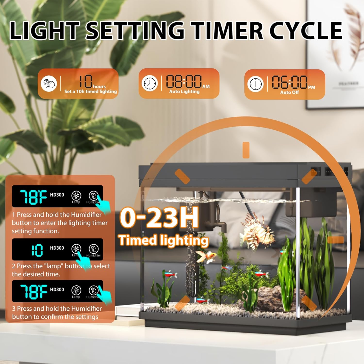 Fish Tank, 2.4 Gallon 5