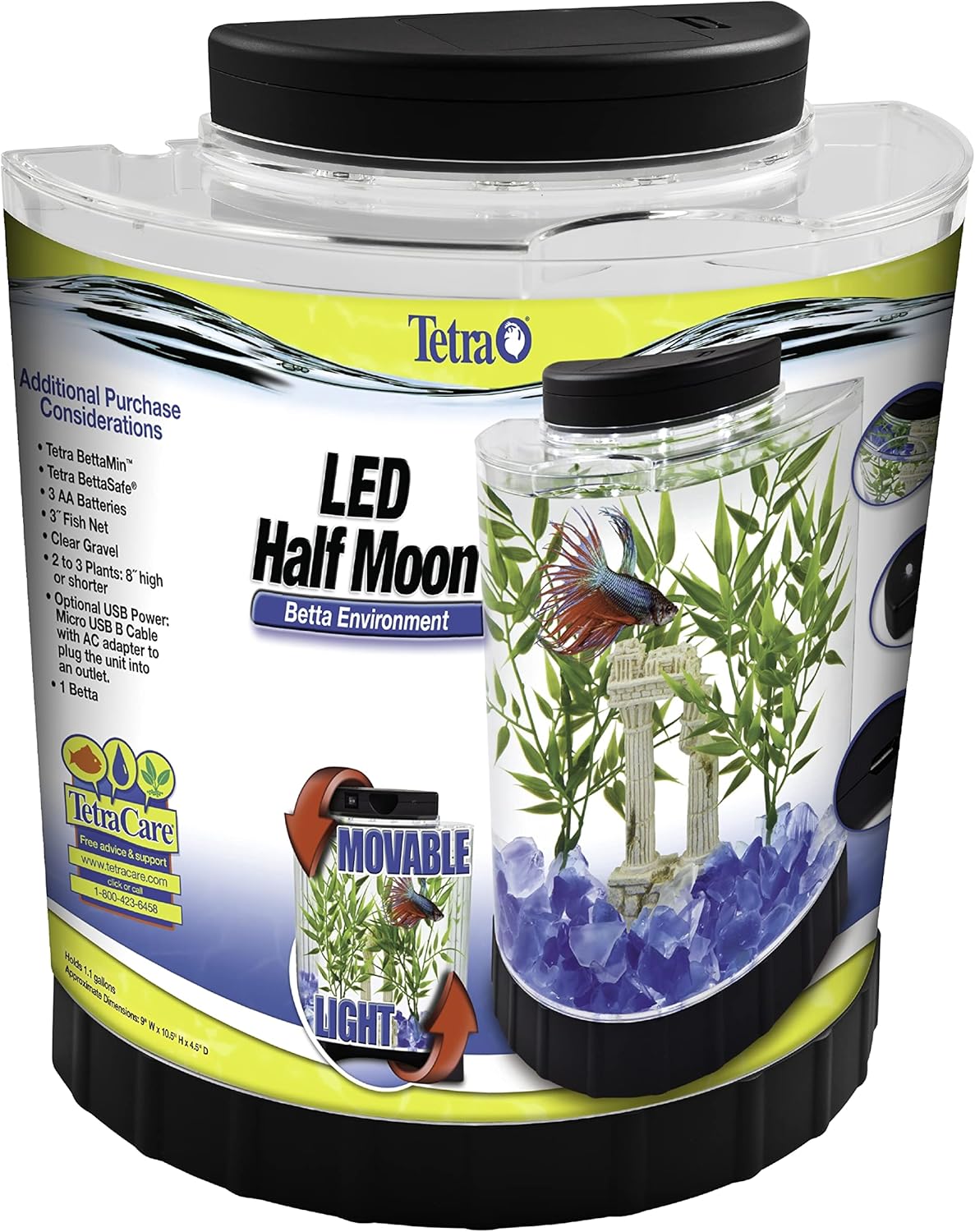 Tetra 1 Gallon Half Moon 5