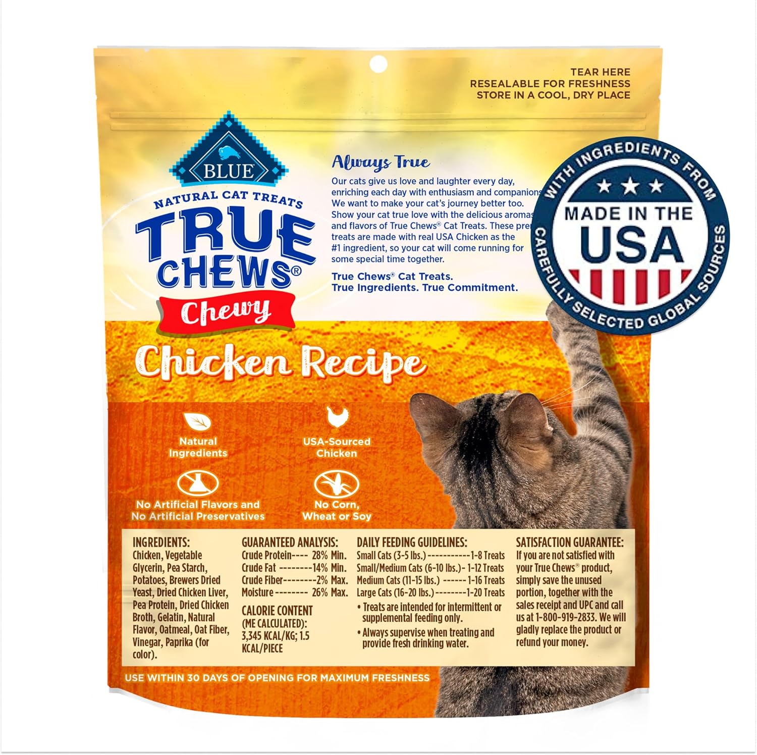 blue buffalo true chews cat 14